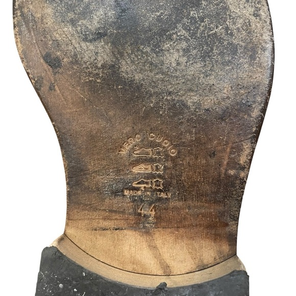 McKanty Leather Square Toe Oxford Loafer Dress Shoes Men’s Size 10 / EU 44 Brown - Picture 16 of 16